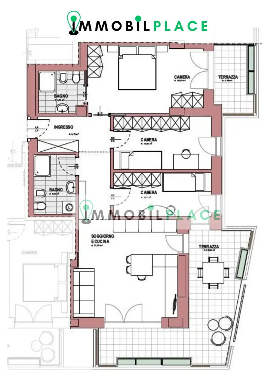 Quadrilocale in palazzina signorile nel centro di Rovereto