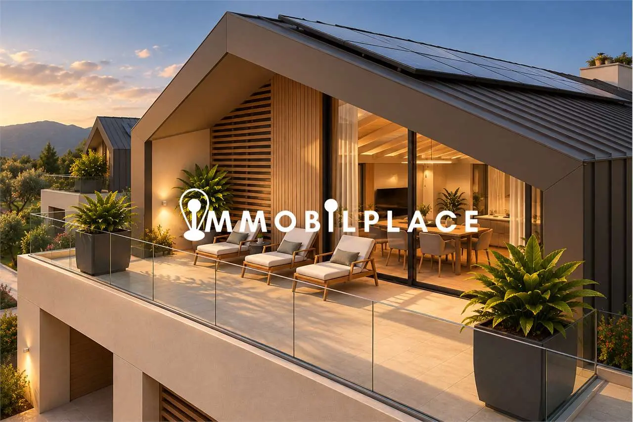 Volano – Nuovo Trilocale in Bioedilizia con Grande Terrazza Abitabile e Balcone