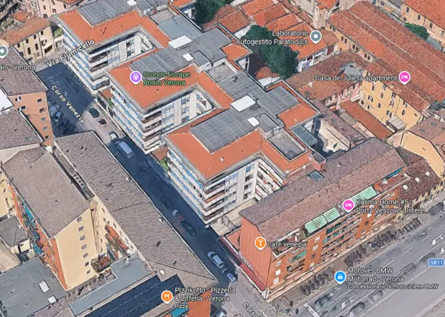 Splendido Trilocale Ristrutturato con Terrazzo di 50mq – Corso Venezia, Verona