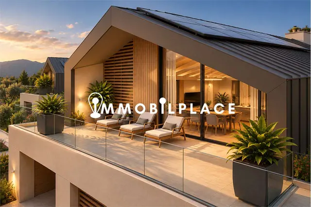 Volano – Nuovo Trilocale in Bioedilizia con Grande Terrazza Abitabile e Balcone